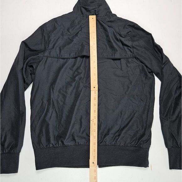 Nike Athletic Department Windbreaker Mens Black Full Zip Vented Size L - Picture 10 of 14